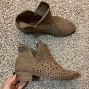 Target Perforated Ankle Booties